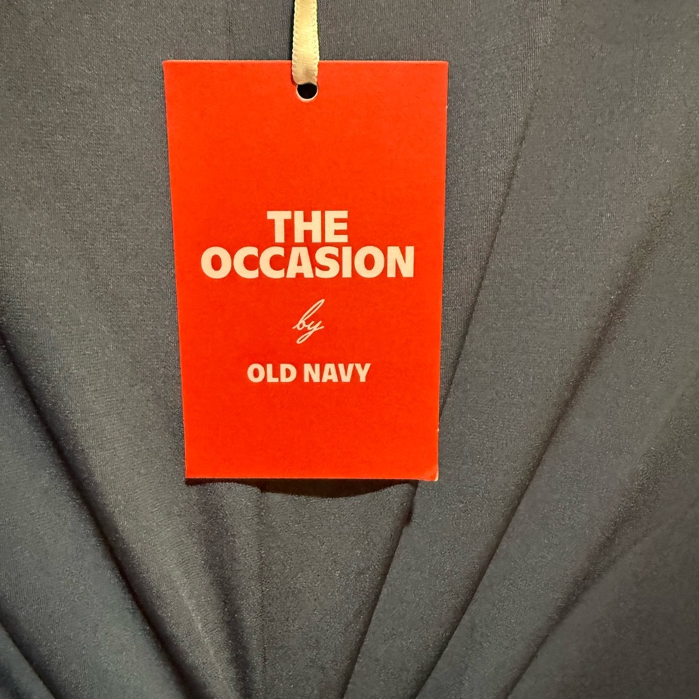 Old Navy “The Occasion” Sleeveless Twist-Front Maxi Dress in Navy - Picture 6 of 7